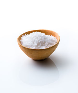 Zahnaufhellung mit Salz